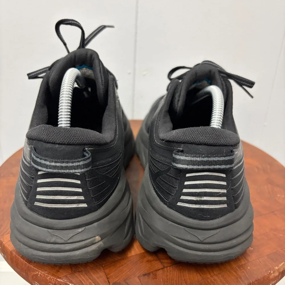 Hoka One One Bondi 7 Black Women's Sneakers Size 11D - Picture 5 of 9